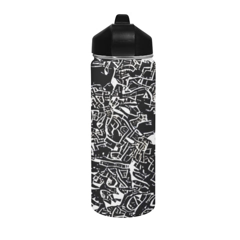 'Liquorice' Insulated Water Bottle