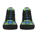 'Yorkshire Tartan' (Black) Women's 'Vancouver' High Top Boots