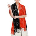 'Bloodlust' Tassel Fleece Scarf