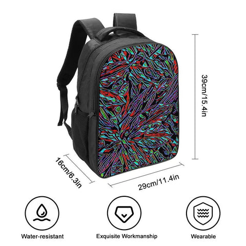 'Clematis Seaspray' Nylon Backpack