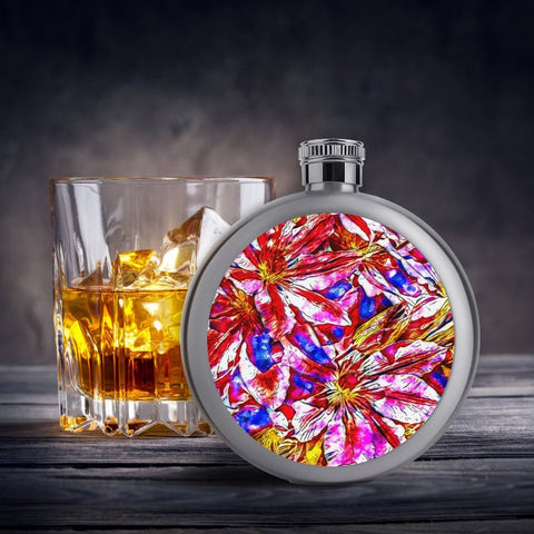 'Clematis' Hip Flask