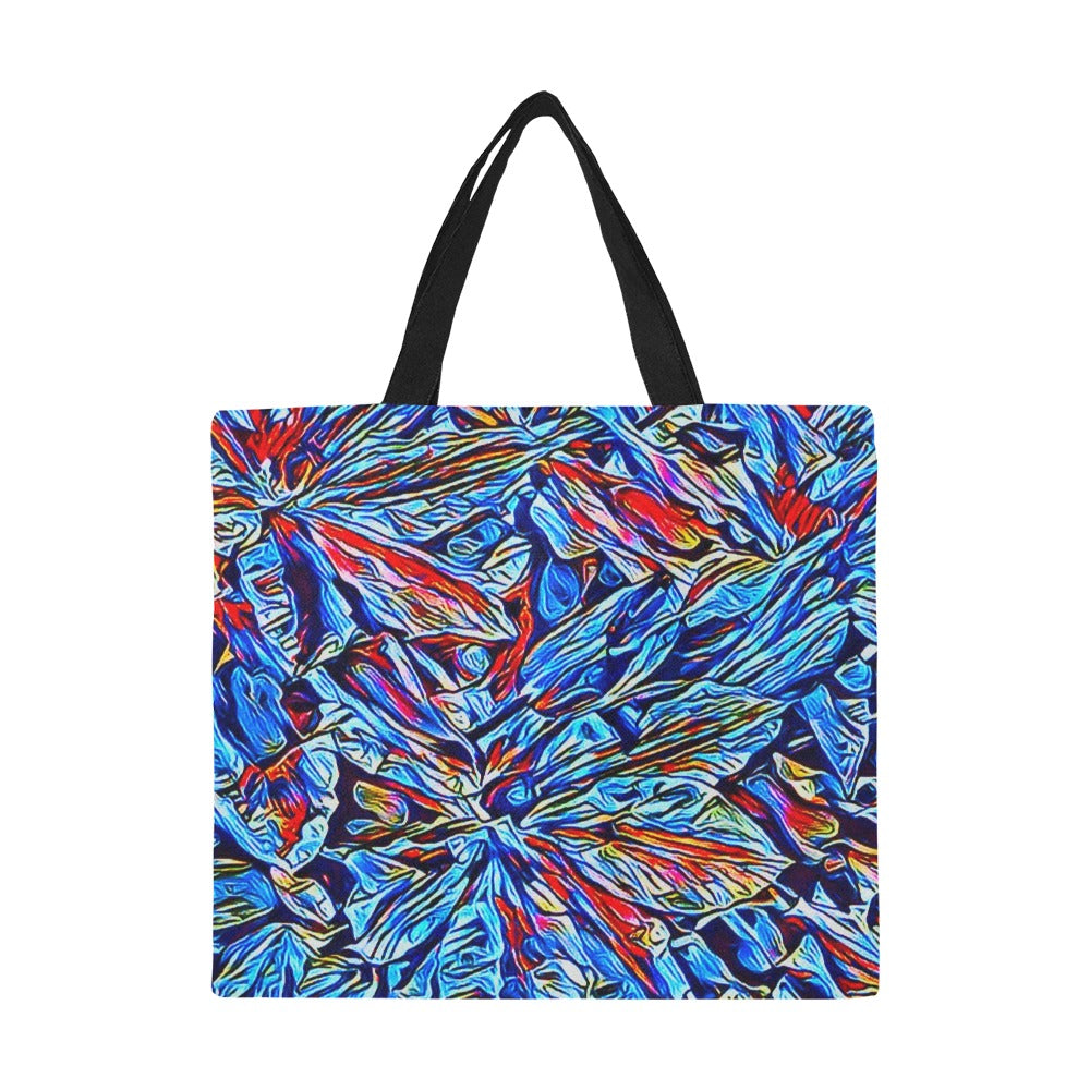 'Clematis Sapphire' Large Canvas Tote