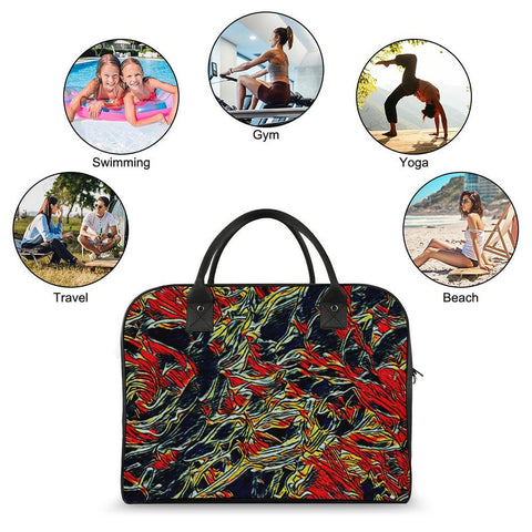 'Earthquake' Nylon Holdall