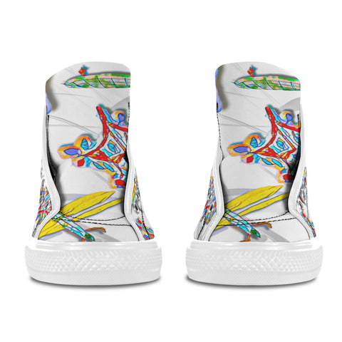 'Evolution' (White) Vancouver H Women's Canvas Shoes (1013-1)