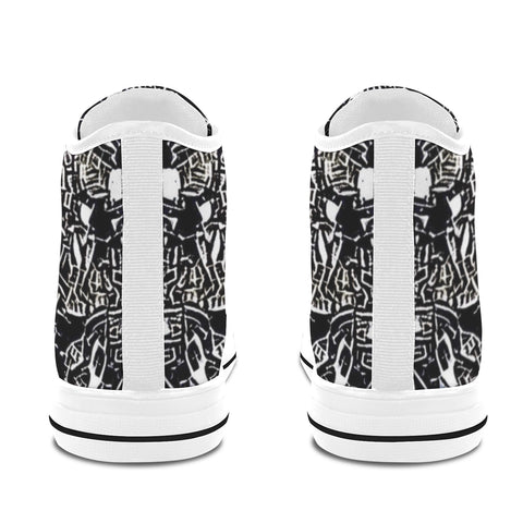 'Liqourice' (White Trim) Vancouver Canvas Boots
