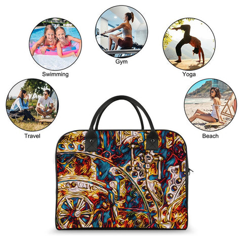 'Boilerplate' Nylon Holdall