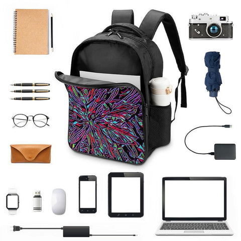 'Clematis Neon' Nylon Backpack