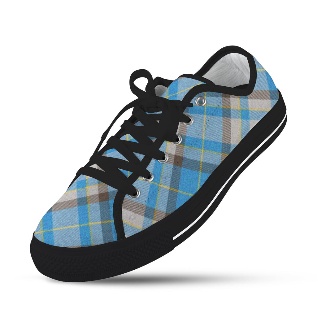 'Yorkshire Marine' (Slant/BlackTrim) Women's Canvas Plimsolls