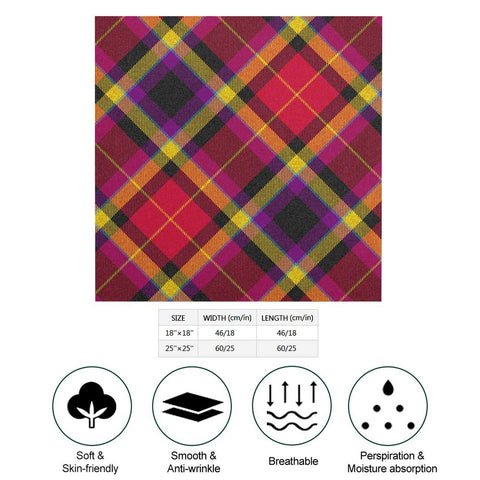 'Yorkshire Moorland' (Slant) Poly Scarf Square