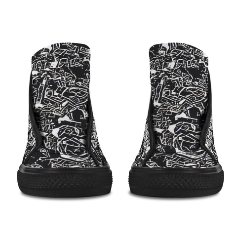 'Liquorice' (Black Trim) Vancouver Canvas Boots