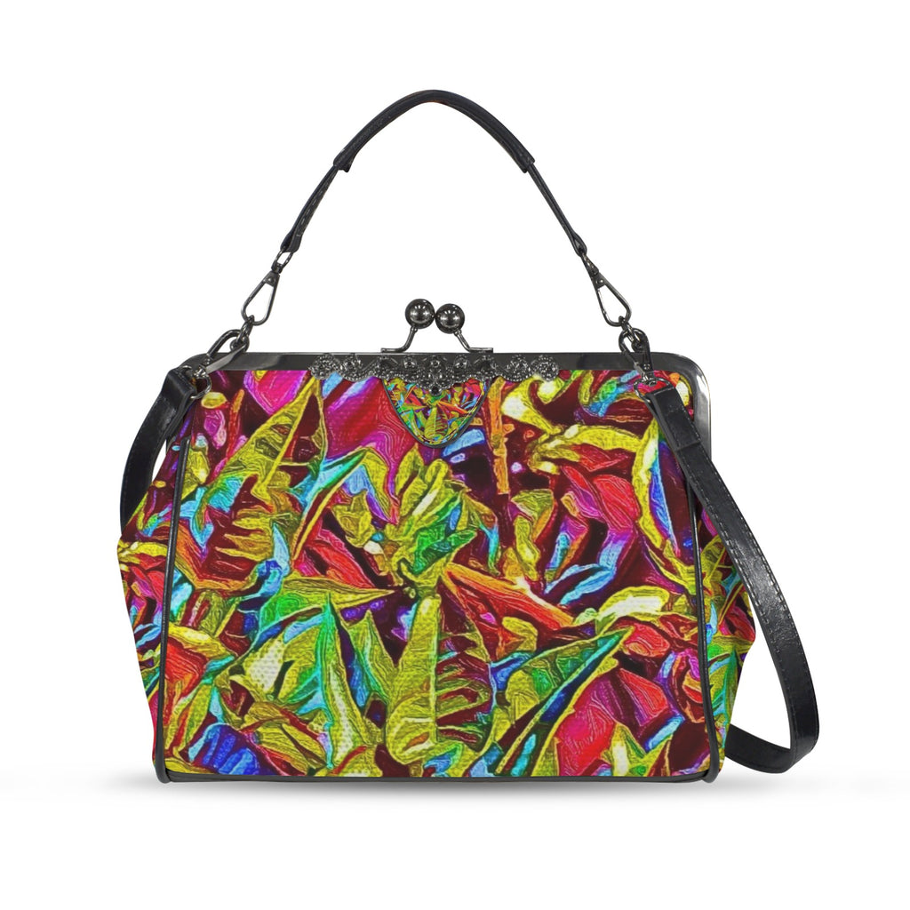 'Tropique' Kisslock Crossbody Shoulder Bag (Model 1752)