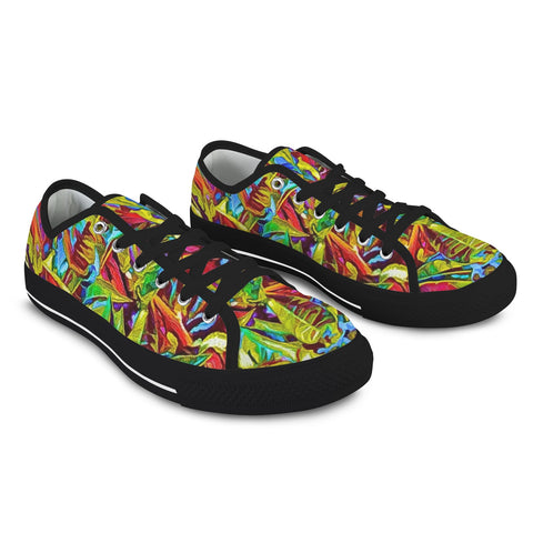 'Tropica' (Black Trim) Seattle Low Top Women's Shoes (Model 1013-6)