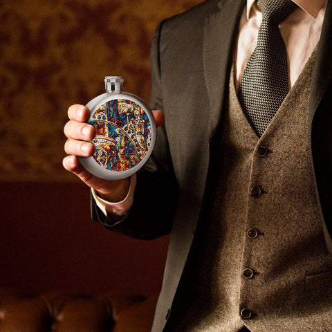 'Boilerplate' Hip Flask