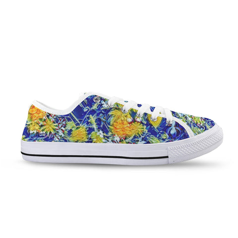 'Summer Basket' (White Trim) 'Seattle' Women's Trainers