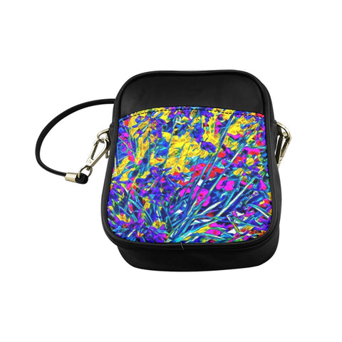 'Agapanthus' Faux Leather Sling Pouch