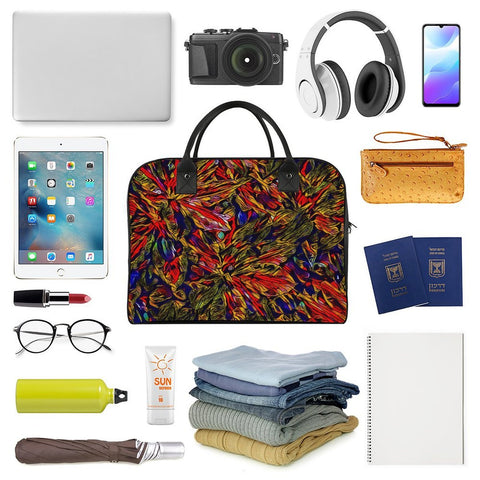 'Clematis Firestorm' Nylon Holdall