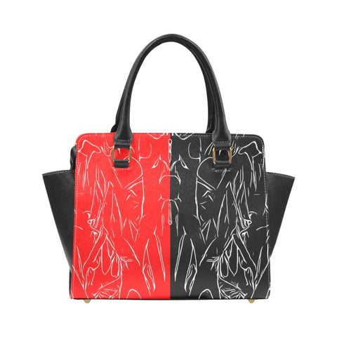 'Bloodlust' PU Studded Shoulder-Handbag