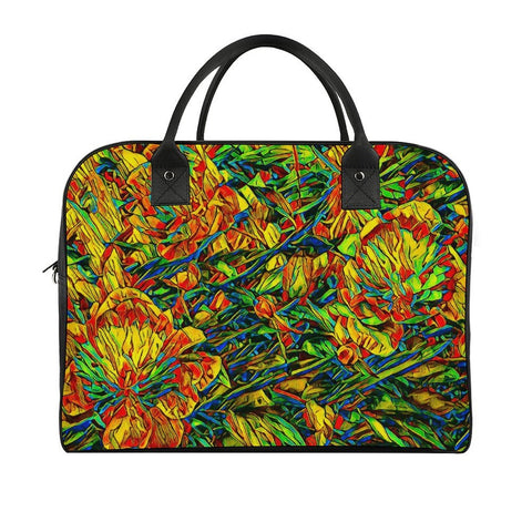 'Peony Citrus' Nylon Holdall