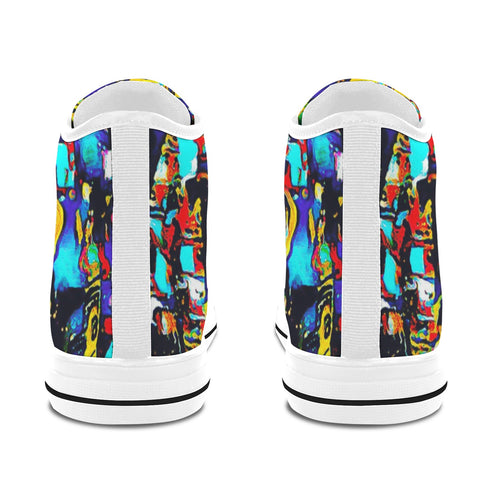 'Galaxa' Women's 'Vancouver' High Top Boots (White)