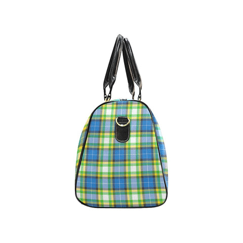 'Yorkshire Tartan' (Heritage) Nylon Duffle with Faux Leather Trim