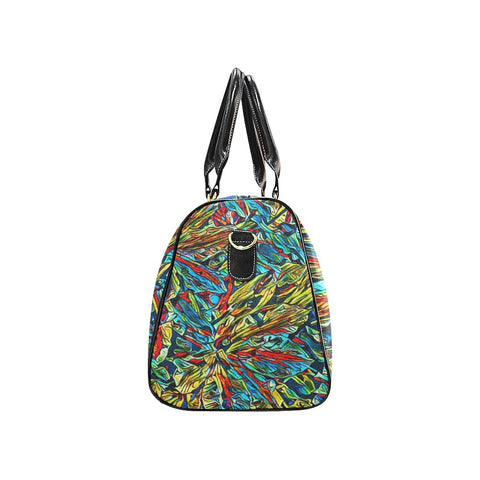 'Clematis Electra' New Waterproof Travel Bag/Large (Model 1639)