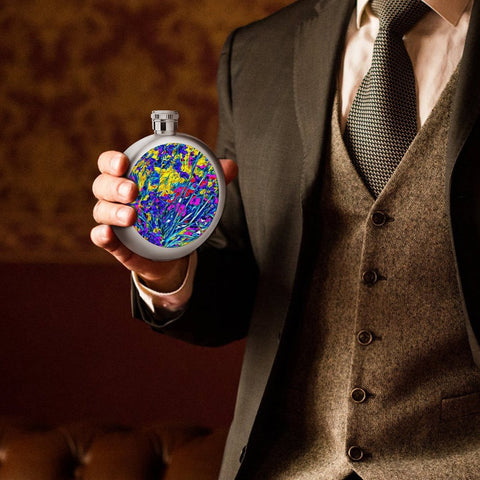 'Agapanthus' Hip Flask