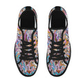 'Psychedelique' (Black) Women's Canvas Plimsolls