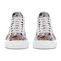 'Psychedelique' (White) Women's 'Vancouver' High Top Boots