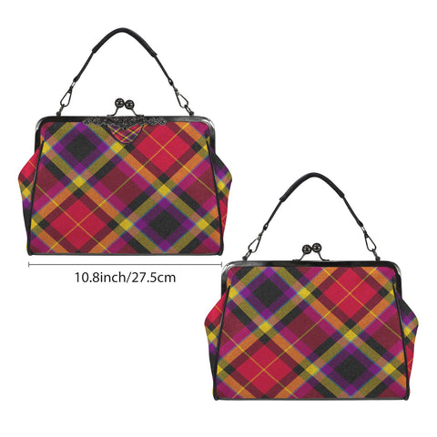 'Yorkshire Moorland' (Slant) Faux Leather Kisslock Handbag Crossbody