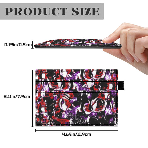 'Gothic Rose' Faux Leather Cardholder