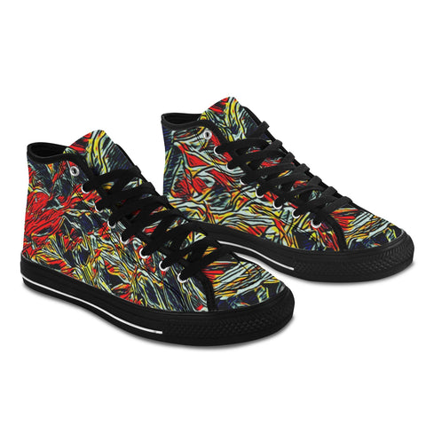 'Earthquake' (Black Trim) Vancouver Canvas Boots