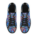 'Clematis Sapphire' (Black Trim) Women's Canvas Plimsolls