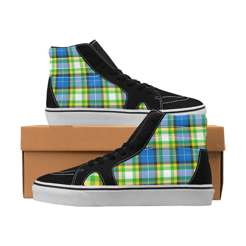 'Yorkshire Tartan' Men's High Top Skateboarding Boots