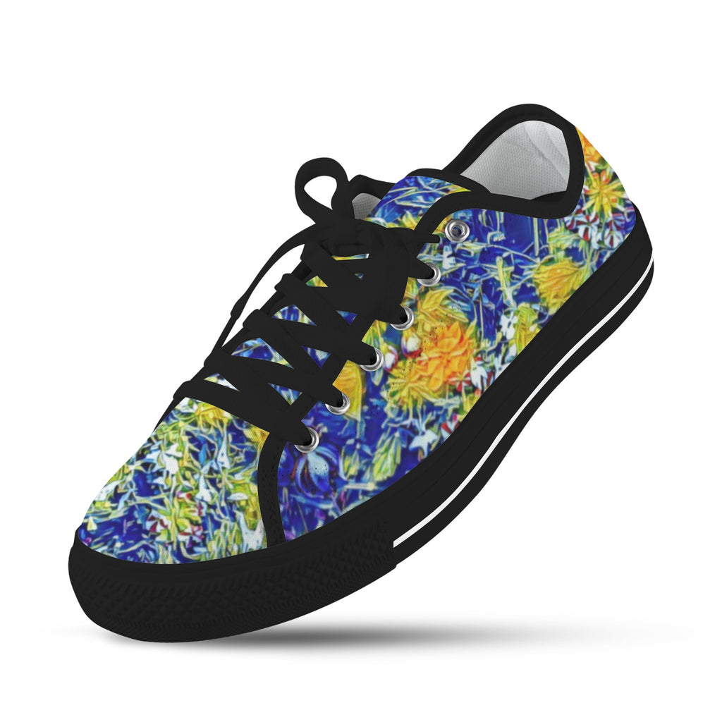 'Summer Basket' (Black) 'Seattle' Men's Trainers