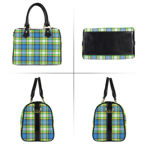 'Yorkshire Tartan' Mini-Boston PU Handbag