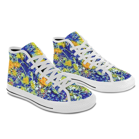 'Summer Basket' (White) Women's 'Vancouver' High Top Boots
