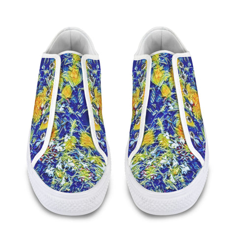 'Summer Basket' (White Trim) 'Seattle' Women's Trainers