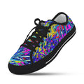 'Agapanthus' (Black Trim) Women's Canvas Plimsolls
