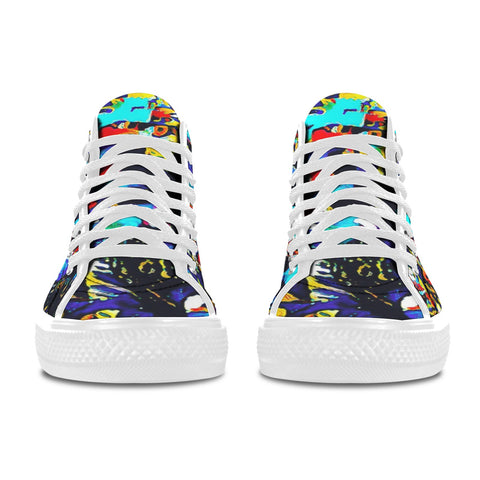 'Galaxa' Women's 'Vancouver' High Top Boots (White)