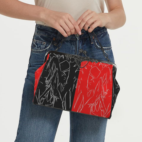 'Bloodlust' PU Kisslock Crossbody