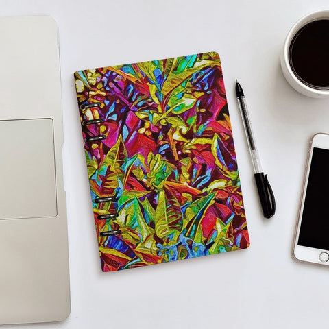 'Tropique' Faux Leather A5 Binder Notebook