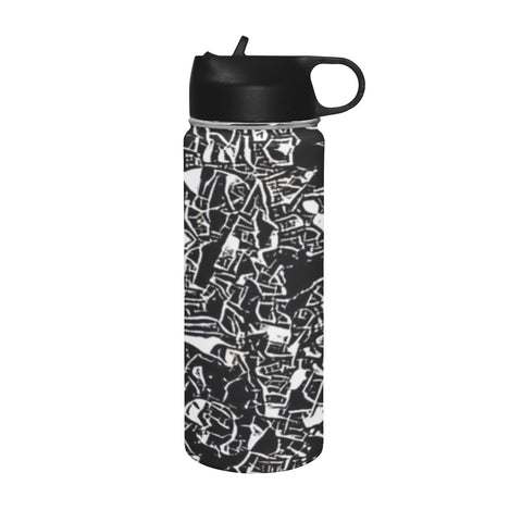 'Liquorice' Insulated Water Bottle