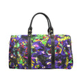 'Purple Haze' Nylon Duffle With Faux Leather Trim