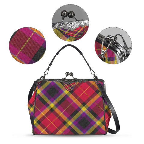 'Yorkshire Moorland' (Slant) Faux Leather Kisslock Handbag Crossbody