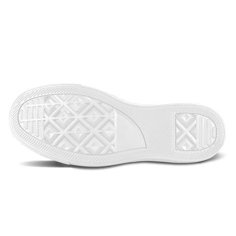 'Bloodlust' (White) Women's Canvas Boots