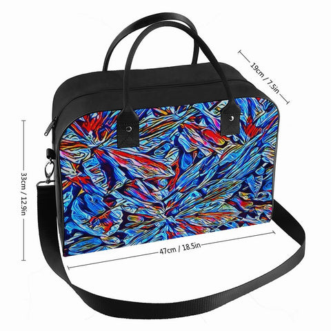 'Clematis Sapphire' Nylon Holdall