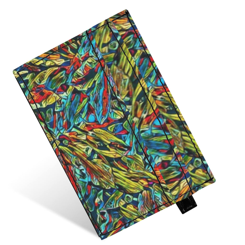 'Clematis Electra' Faux Leather Cardholder