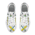 'Regenesis' (White Edit - White Trim) Women's Canvas Plimsolls