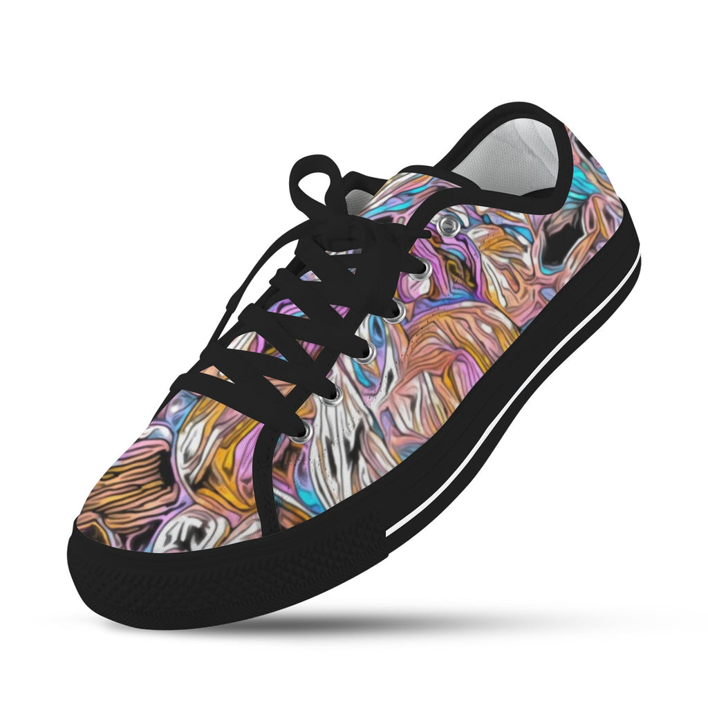 'Psychedelique' (Black) 'Seattle' Men's Trainers