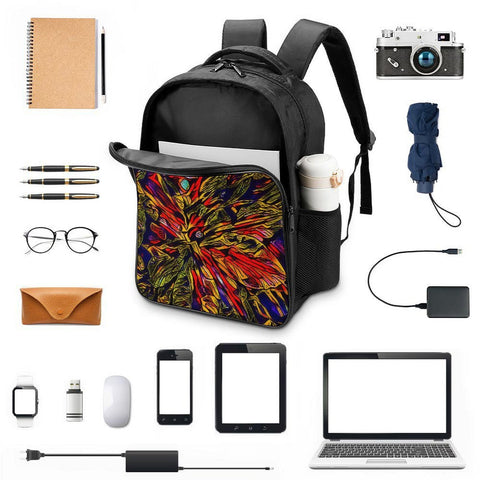 'Clematis Firestorm' Nylon Backpack